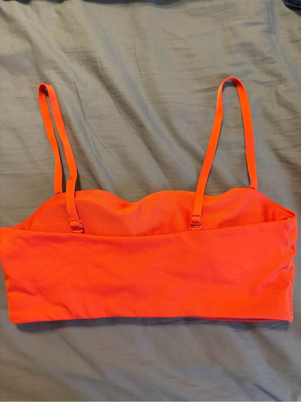 Nike Red Mesh Dri-FIT Sports Bandeau - Picture 2 of 3